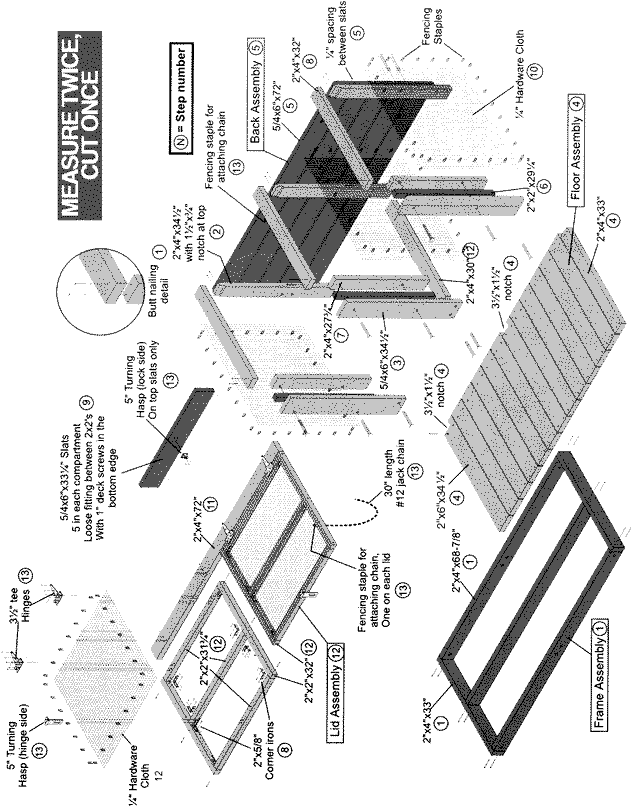 Plans for Building a Wooden Compost Bin