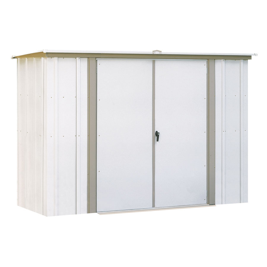  Feet X 3 Feet Garden Shed with Floor Frame Four 36 inch Wide Shelves