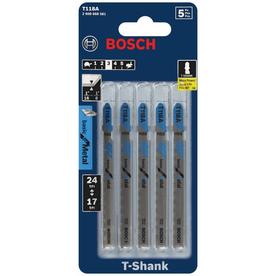 UPC 000346270921 product image for Bosch 5-Pack 3-5/8-in T-Shank High-Speed Steel Jigsaw Blade | upcitemdb.com