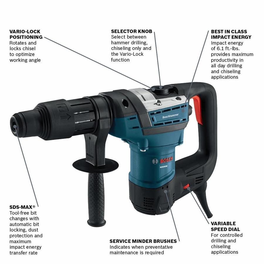 rotary demolition hammer drill