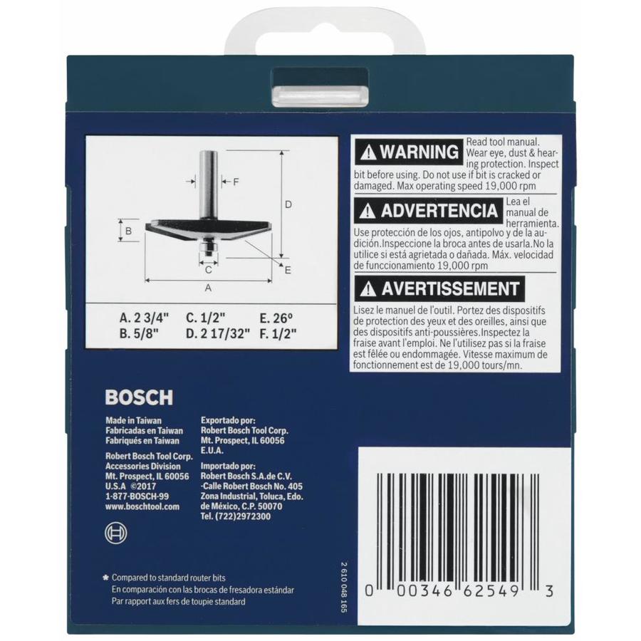 Bosch 2 3 4 In Carbide Tipped Vertical Raised Panel Router Bit In The Cabinetry Joinery Router Bits Department At Lowes Com