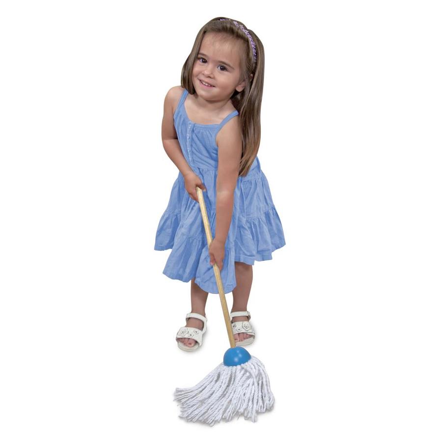 melissa & doug dust sweep & mop toy set