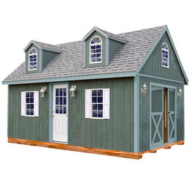 Best Barns Arlington with Floor Gable Wood Storage Shed (Common: 12-ft 