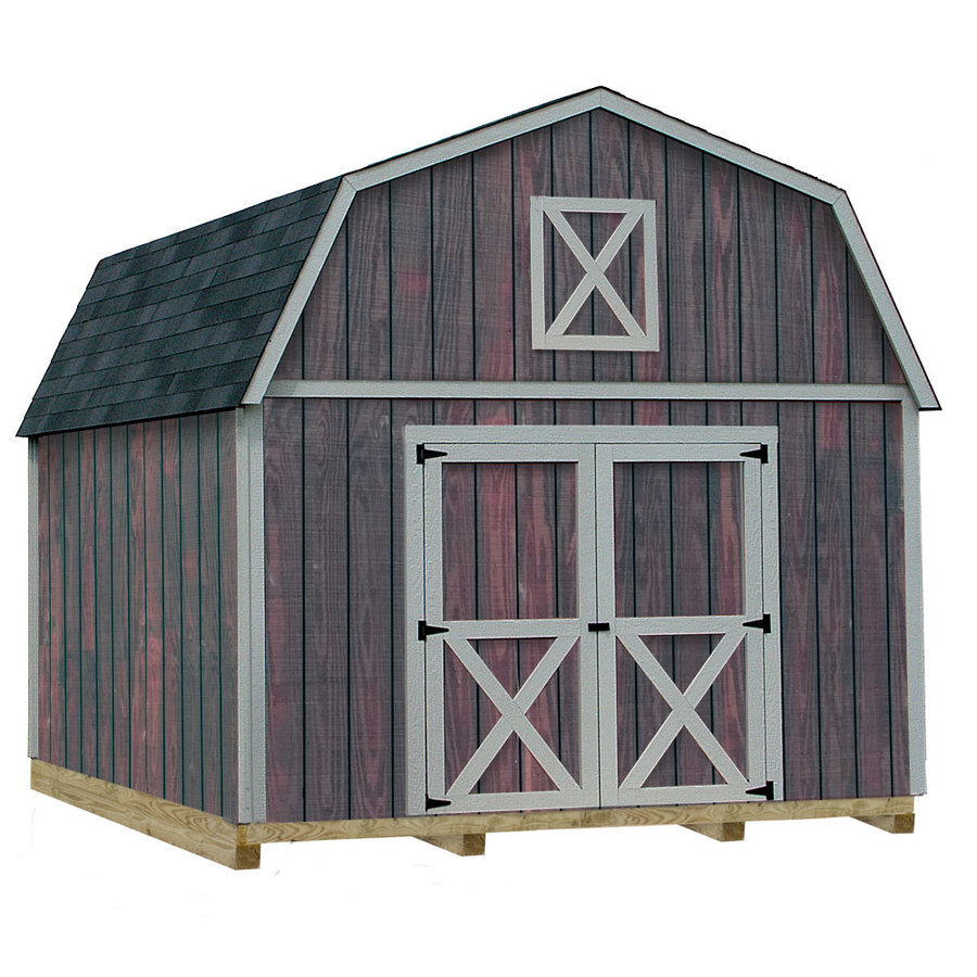 Shop Best Barns Denver Gambrel Engineered Wood Storage Shed (Common ...