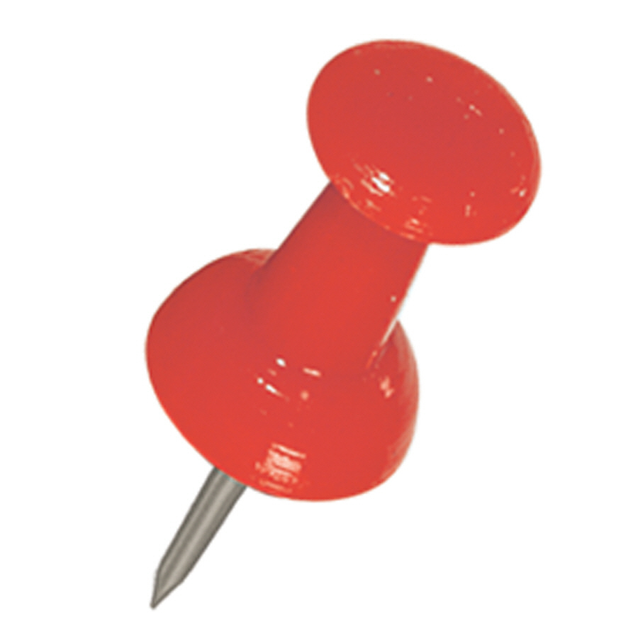 Shop The Hillman Group Push Pins Red at Lowes.com
