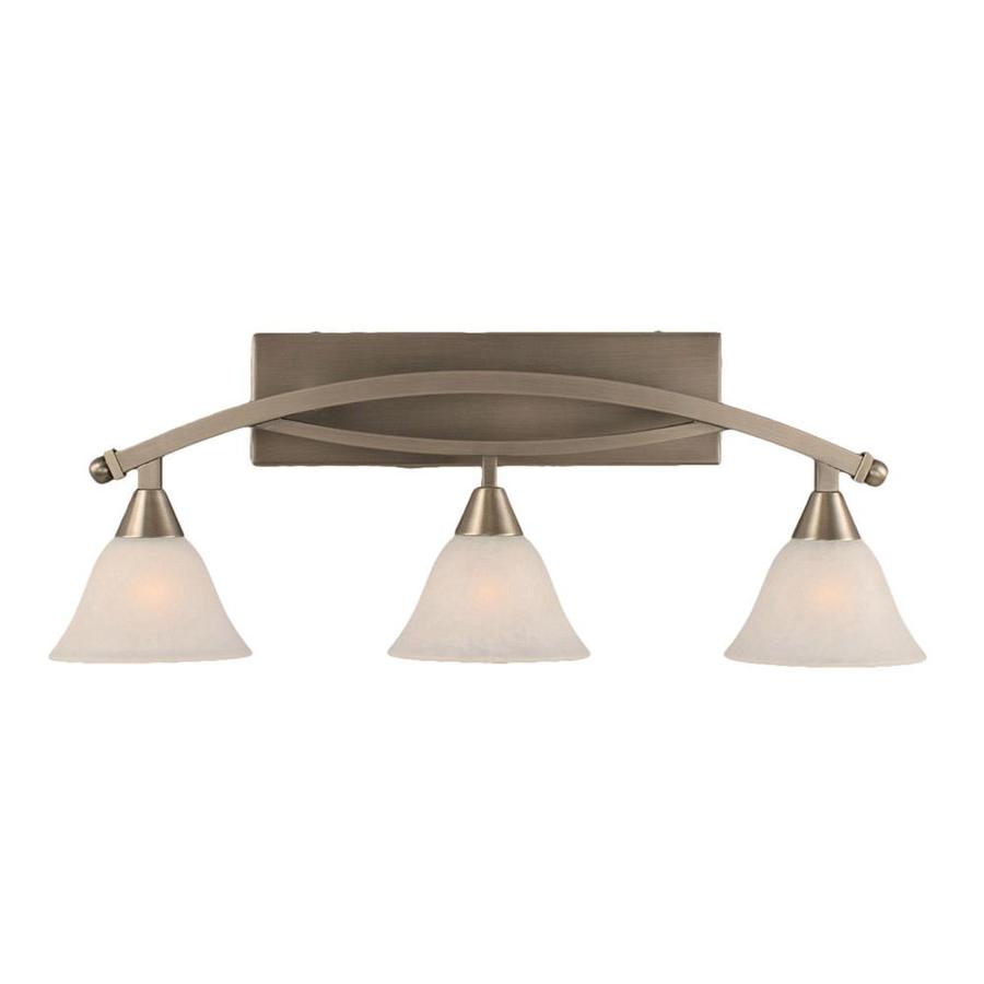  Light Brooster Brushed Nickel Bathroom Vanity Light at Lowes.com