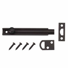 Gatehouse 4" Oil-Rubbed Bronze Surface Bolt Set