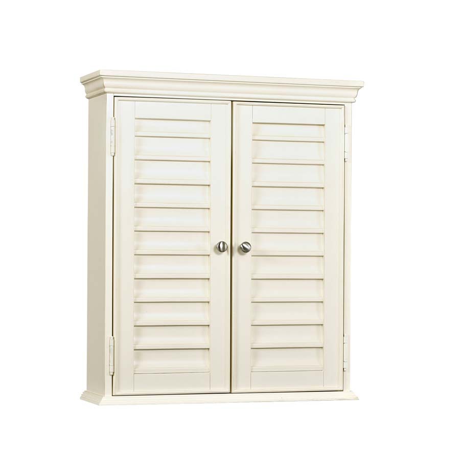  in W x 28.25-in H x 7-in D Cream Bathroom Wall Cabinet at Lowes.com