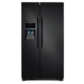 UPC 012505607745 product image for Frigidaire 22.6-cu ft Side-by-Side Refrigerator with Single Ice Maker (Black) | upcitemdb.com