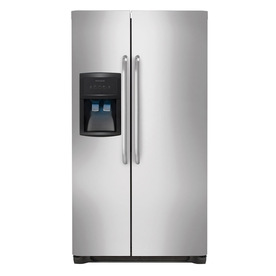 UPC 012505607769 product image for Frigidaire 22.6-cu ft Side-by-Side Refrigerator with Single Ice Maker (Stainless | upcitemdb.com