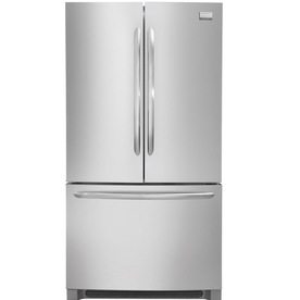 Frigidaire Gallery 27.7-cu ft 3 French Door Refrigerator with Single Ice Maker (Stainless Steel) ENERGY STAR FGHN2866PF