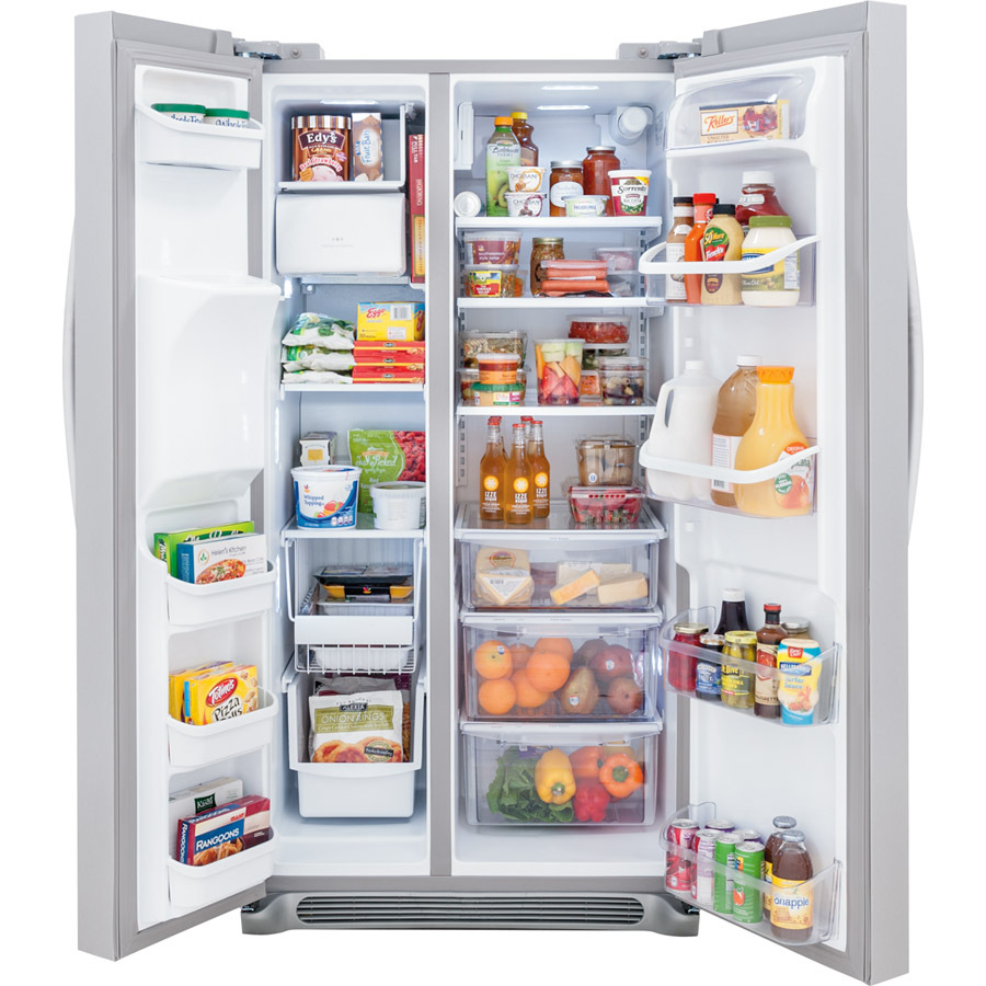 frigidaire 22.6 cu ft side by side refrigerator