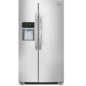 Frigidaire Gallery 22.6-cu ft Side-by-Side Refrigerator (Stainless Steel) ENERGY STAR FGHS2355PF