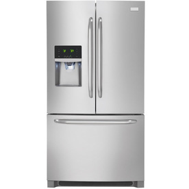 Frigidaire 26.7-cu ft 3 French Door Refrigerator with Dual Ice Maker (Stainless Steel) ENERGY STAR FFHB2740PS