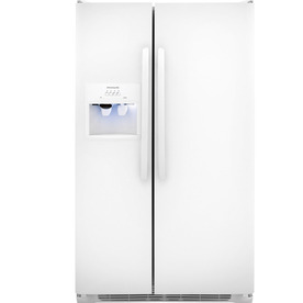 UPC 012505639098 product image for Frigidaire 26-cu ft Side-by-Side Refrigerator with Single Ice Maker (White) | upcitemdb.com