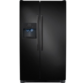 UPC 012505639104 product image for Frigidaire 26-cu ft Side-by-Side Refrigerator with Single Ice Maker (Black) | upcitemdb.com