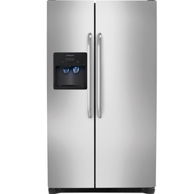UPC 012505639111 product image for Frigidaire 26-cu ft Side-by-Side Refrigerator with Single Ice Maker (Stainless S | upcitemdb.com