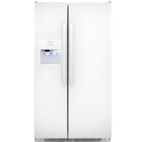 UPC 012505639128 product image for Frigidaire 22.6-cu ft Side-by-Side Refrigerator with Single Ice Maker (White) | upcitemdb.com