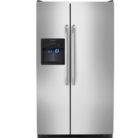 UPC 012505639142 product image for Frigidaire 22.6-cu ft Side-by-Side Refrigerator with Single Ice Maker (Stainless | upcitemdb.com