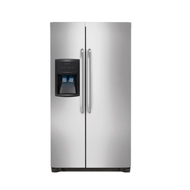 UPC 012505697906 product image for Frigidaire 22.6-cu ft Side-by-Side Refrigerator with Single Ice Maker (Stainless | upcitemdb.com