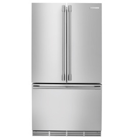 Electrolux Icon 22.5-cu ft French Door Counter-Depth Refrigerator with Single Ice Maker (Stainless Steel) ENERGY STAR E23BC68JPS