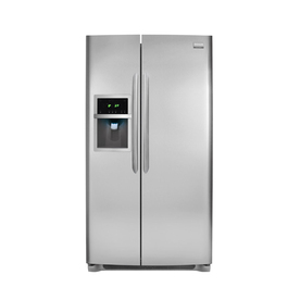 Frigidaire Gallery 26.1-cu ft Side-by-Side Refrigerator (Stainless Steel) ENERGY STAR LGUS2646LF