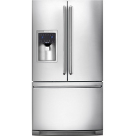 Electrolux 22.6-cu ft French Door Counter-Depth Refrigerator with Dual Ice Maker (Stainless Steel) ENERGY STAR EI23BC65KS