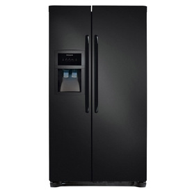 UPC 012505700002 product image for Frigidaire 26-cu ft Side-by-Side Refrigerator with Single Ice Maker (Black) | upcitemdb.com