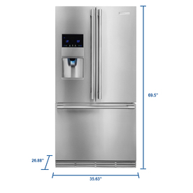 menards french door refrigerators