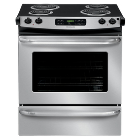 UPC 012505800412 product image for Frigidaire 30-in 4.6-cu ft Self-Cleaning Slide-In Electric Range (Stainless Stee | upcitemdb.com