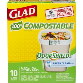 UPC 012587785089 product image for Glad 10-Count 13-Gallon Indoor Trash Bags | upcitemdb.com