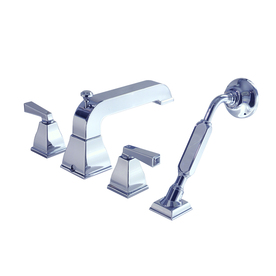 UPC 012611307669 product image for American Standard Townsquare Chrome 2-Handle Fixed Deck Mount Bathtub Faucet | upcitemdb.com