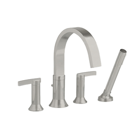 UPC 012611458675 product image for American Standard Berwick Satin Nickel 2-Handle Fixed Deck Mount Tub Faucet | upcitemdb.com