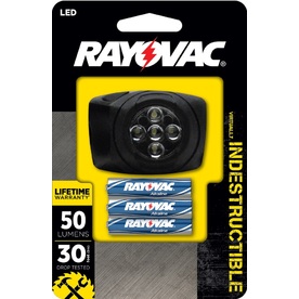 UPC 012800524969 product image for Rayovac 50-Lumen LED Headlamp Battery Flashlight | upcitemdb.com