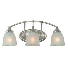 Bathroom Vanity Lights on Lighting 3 Light Brushed Nickel Contemporary Bathroom Vanity Light