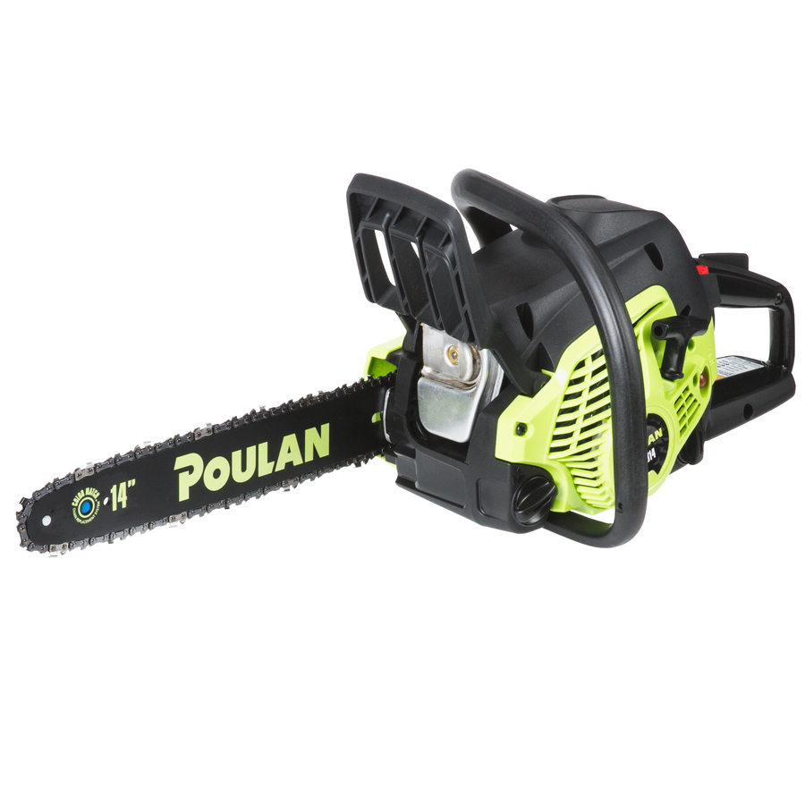 Poulan Pl3314 14 In 33 Cc 2 Cycle Gas Chainsaw In The Gas Chainsaws Department At Lowes Com