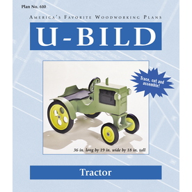 Shop U-Bild Tractor Woodworking Plan at Lowes.com