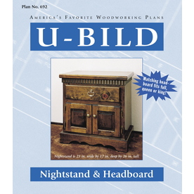 Shop U-Bild Nightstand and Headboard Woodworking Plan at Lowes.com