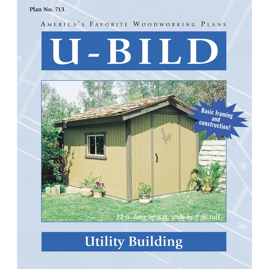 Shop U-Bild Utility Building Woodworking Plan at Lowes.com