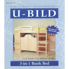 Bild 3-in-1 Bunk Bed Woodworking Plan