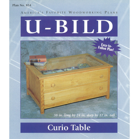 Shop U-Bild Curio Table Woodworking Plan at Lowes.com