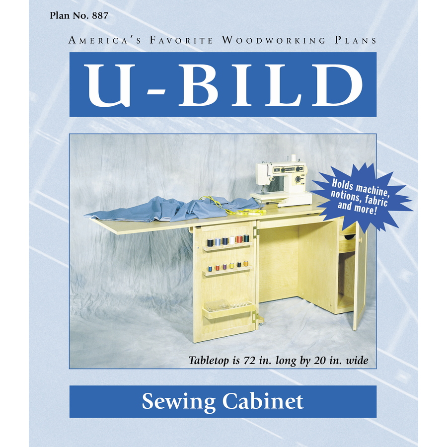 Shop U-Bild Sewing Cabinet Woodworking Plan at Lowes.com