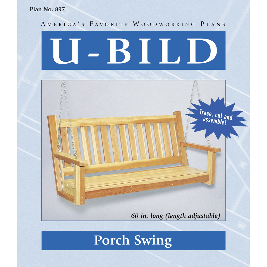 Shop U-Bild Porch Swing Woodworking Plan at Lowes.com