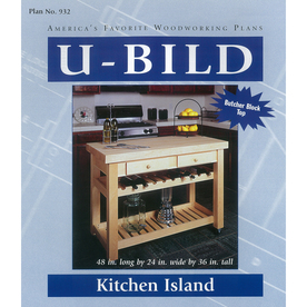 Shop U-Bild Kitchen Island Woodworking Plan at Lowes.com