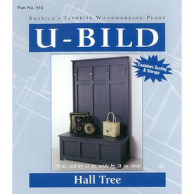 Shop U-Bild Hall Tree Woodworking Plan at Lowes.com