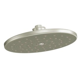 UPC 026508132760 product image for Moen Waterhill 2.5-GPM (9.5-LPM) Brushed Nickel Rain Showerhead | upcitemdb.com