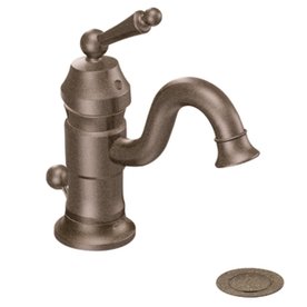 UPC 026508144541 product image for Moen Waterhill Oil-Rubbed Bronze 1-Handle Single Hole WaterSense Bathroom Sink F | upcitemdb.com