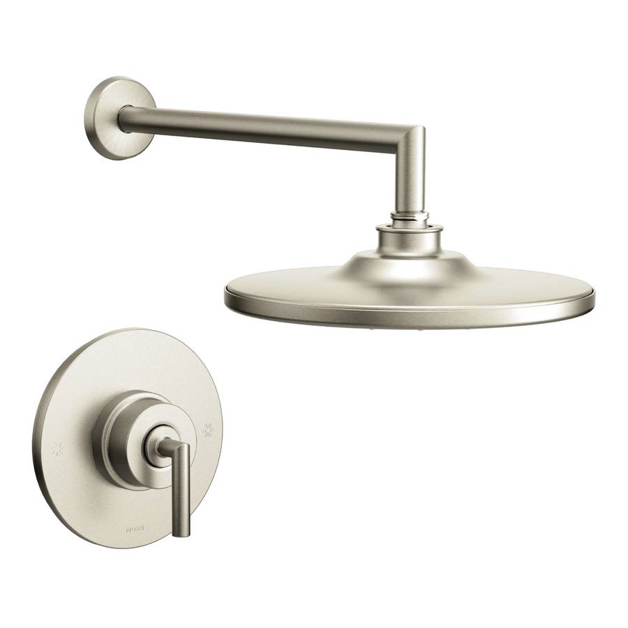 Shop Moen Arris Brushed Nickel 1-Handle WaterSense Shower Faucet Trim ...