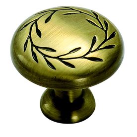 UPC 026634000810 product image for Amerock 1-1/4-in Elegant Brass Inspirations Round Cabinet Knob | upcitemdb.com