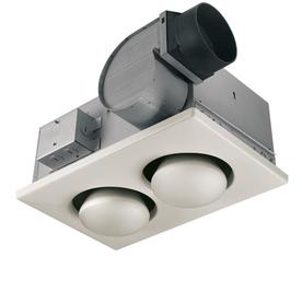 Bathroom   Light on Sone 70 Cfm White Bathroom Fan With Heater And Light At Lowes Com